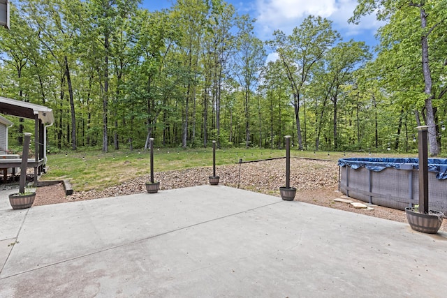 201 County Line Rd, Signal Mountain, TN 37377 - view of patio / terrace with a covered pool