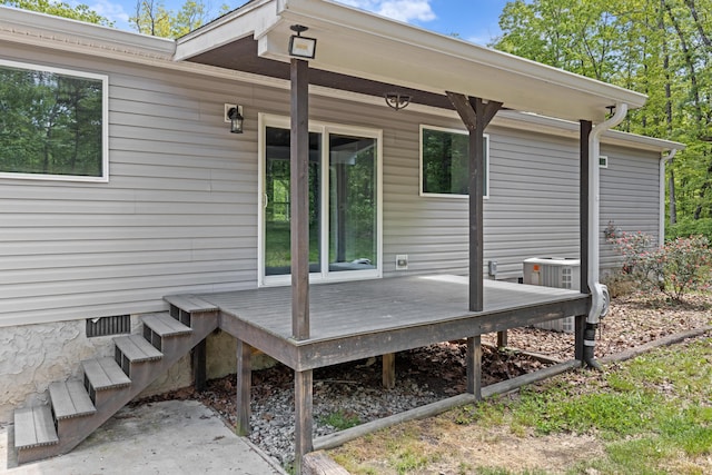 201 County Line Rd, Signal Mountain, TN 37377 - view of wooden terrace