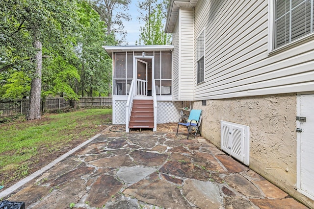 2123 Sargent Quick Dr, Chattanooga, TN 37421 - view of patio featuring a sunroom