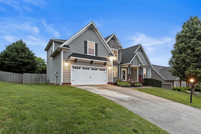8802 Mckenzie Farm Dr, Ooltewah, TN 37363 - view of front facade with a garage, concrete driveway, and roof with shingles