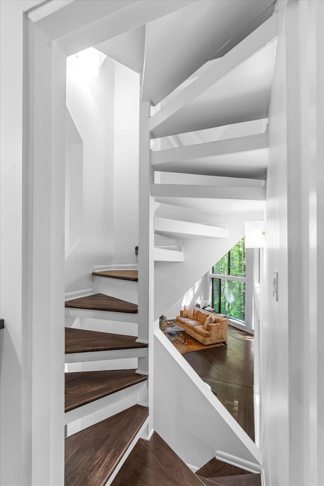 view of stairs