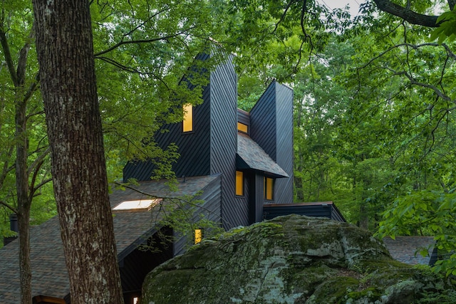 view of side of property