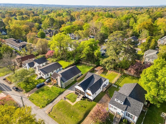 3804 Northview Ave, Chattanooga, TN 37412 - aerial view of property's location with a forest and nearby suburban area