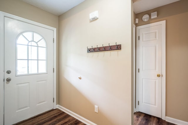 14 Castleview Ct, Ringgold, GA 30736 - doorway to outside with dark wood-style floors and baseboards