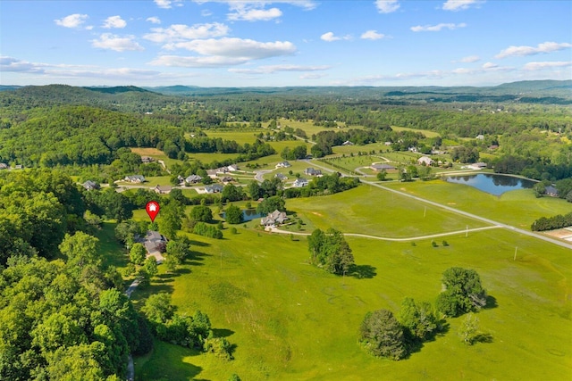 1578 Old Ringgold Rd, Rocky Face, GA 30740 - bird's eye view of a nearby body of water and a heavily wooded area