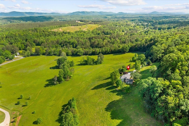 1578 Old Ringgold Rd, Rocky Face, GA 30740 - bird's eye view of a heavily wooded area and mountains
