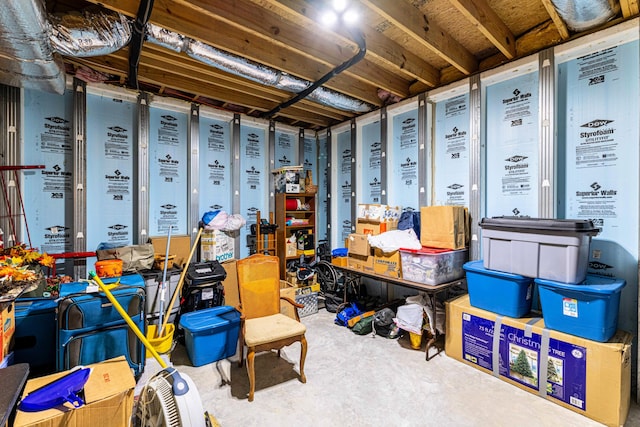 view of storage