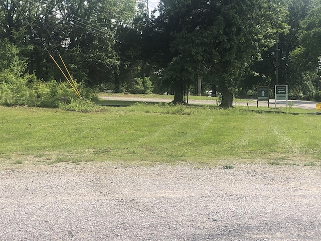 view of dirt / gravel road