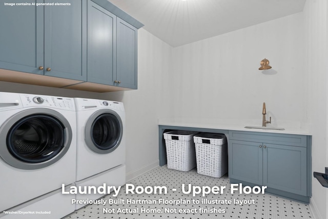 3070 Galena Cir Unit 830, Chattanooga, TN 37419 - laundry room with cabinet space, washing machine and clothes dryer, baseboards, and wet bar