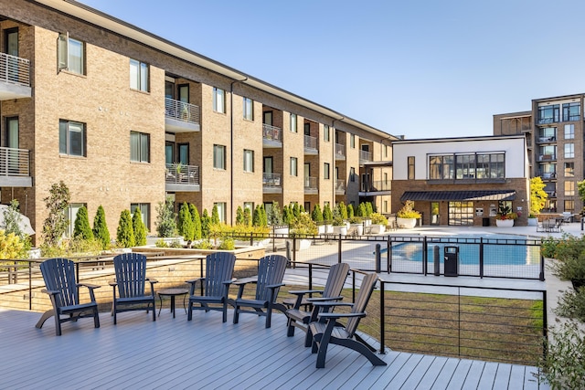 200 Manufacturers Rd Apt 339, Chattanooga, TN 37405 - deck with a community pool