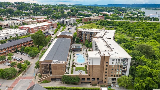 200 Manufacturers Rd Apt 339, Chattanooga, TN 37405 - bird's eye view of a pool