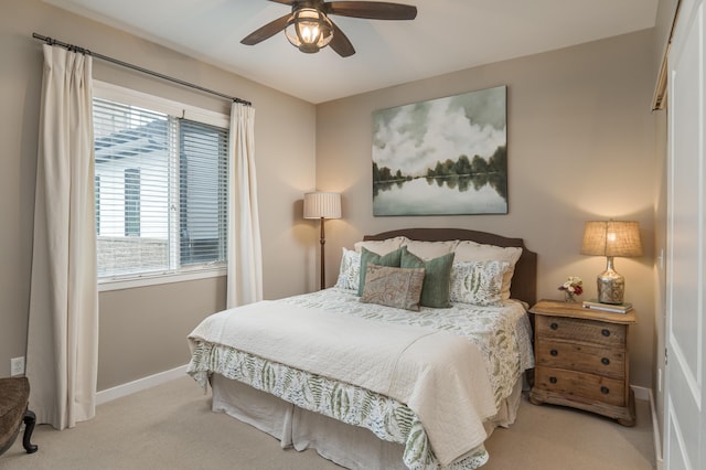 200 Manufacturers Rd Apt 339, Chattanooga, TN 37405 - carpeted bedroom with a ceiling fan and baseboards