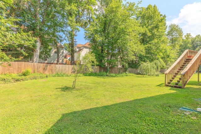 8369 Shadetree Ln, Ooltewah, TN 37363 - view of yard featuring stairway