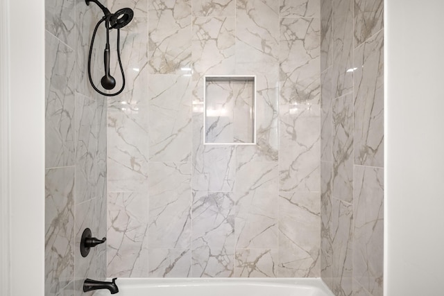 full bathroom featuring bathtub / shower combination