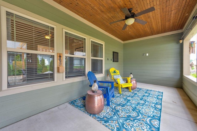 536 Live Oak Rd, Ringgold, GA 30736 - sunroom / solarium with a ceiling fan