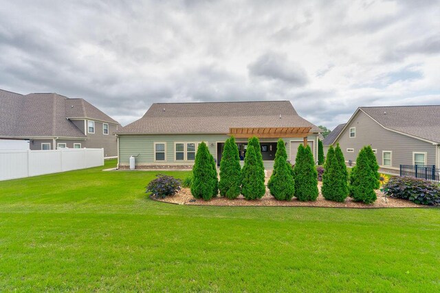 536 Live Oak Rd, Ringgold, GA 30736 - rear view of house with a pergola