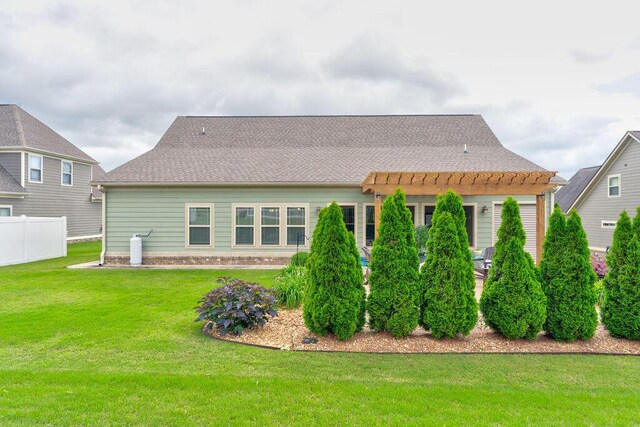 536 Live Oak Rd, Ringgold, GA 30736 - back of house with a pergola