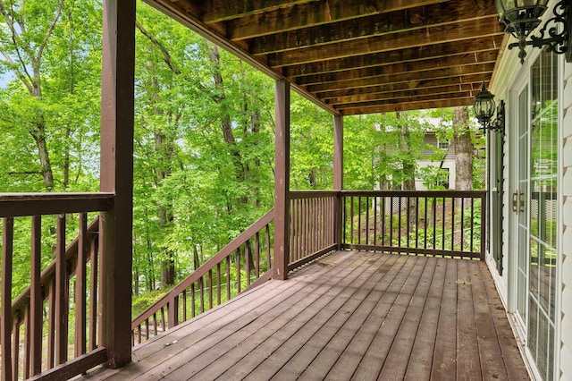 15033 Log Cabin Ln, Soddy Daisy, TN 37379 - view of wooden terrace