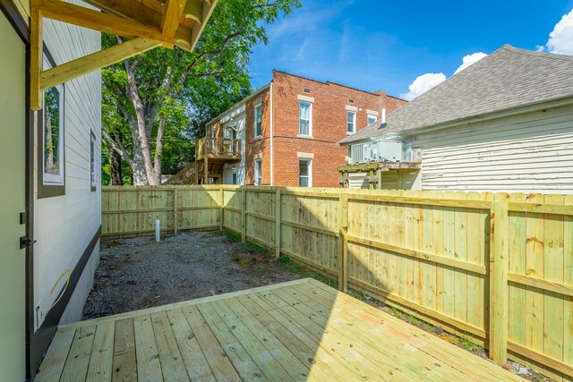 1204 Buckley St, Chattanooga, TN 37404 - deck with a fenced backyard