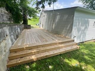 560 8th St NE, Cleveland, TN 37311 - view of wooden terrace