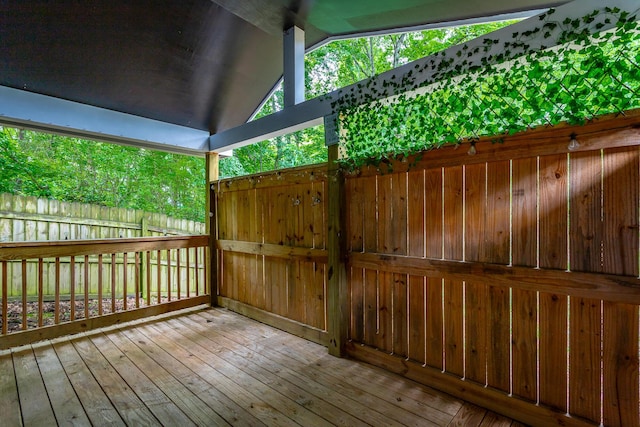 7429 Irongate Dr, Hixson, TN 37343 - view of wooden deck