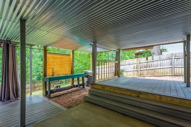 7429 Irongate Dr, Hixson, TN 37343 - deck featuring a grill