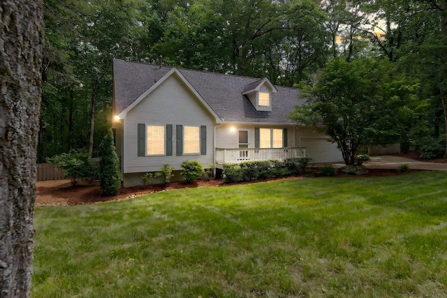 1623 Devlan Forest Ln, Signal Mountain, TN 37377 - view of front of house with a shingled roof and a porch