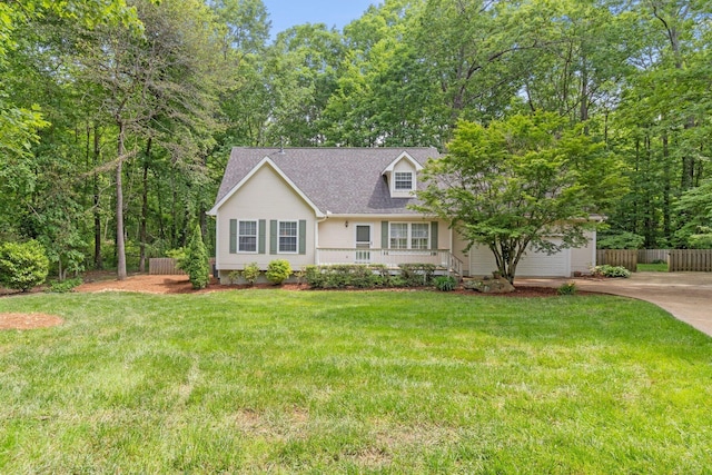 1623 Devlan Forest Ln, Signal Mountain, TN 37377 - new england style home with covered porch and a shingled roof