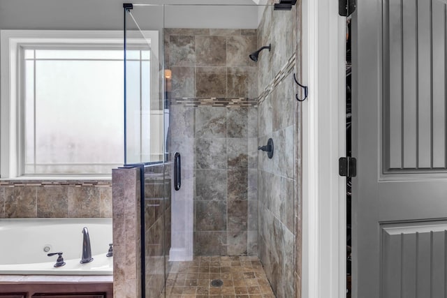 7983 Chianti Way, Chattanooga, TN 37421 - bathroom featuring a shower stall and a whirlpool tub