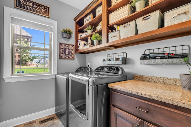 7983 Chianti Way, Chattanooga, TN 37421 - laundry area with separate washer and dryer and baseboards