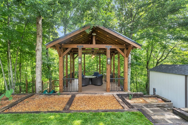 7983 Chianti Way, Chattanooga, TN 37421 - view of patio / terrace featuring a gazebo