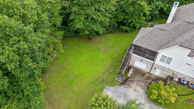 view of subject property