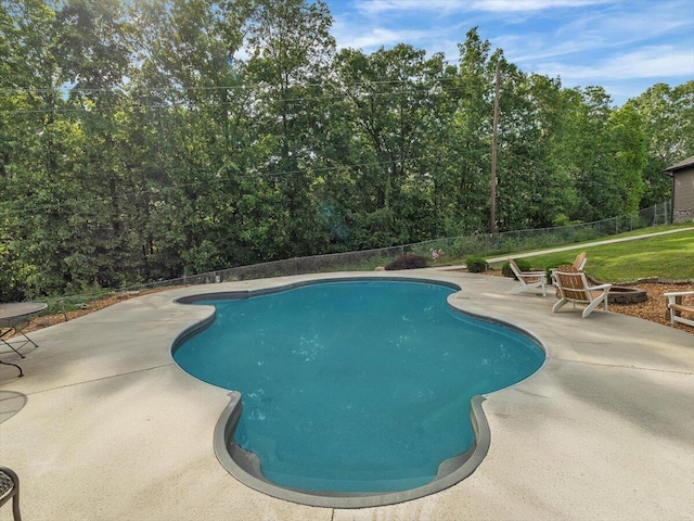 123 Paddle Wheel Ct, Cohutta, GA 30710 - view of pool with a patio