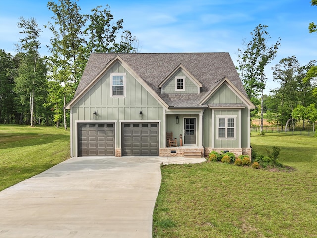 2664 Mowbray Pike Unit 2, Soddy Daisy, TN 37379 - craftsman house with a shingled roof, board and batten siding, and concrete driveway