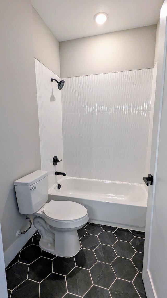 9162 Fuller Rd, Chattanooga, TN 37421 - bathroom featuring tub / shower combination and tile patterned floors