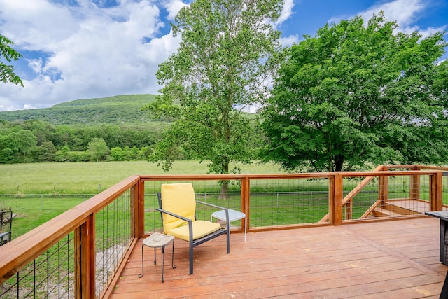 976 Chamberlain Rd, Lafayette, GA 30728 - view of wooden terrace