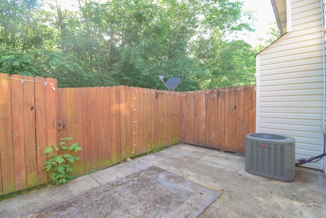 2204 Old Ivy Way Apt 3, Dalton, GA 30720 - view of patio with cooling unit, fence, and a gate