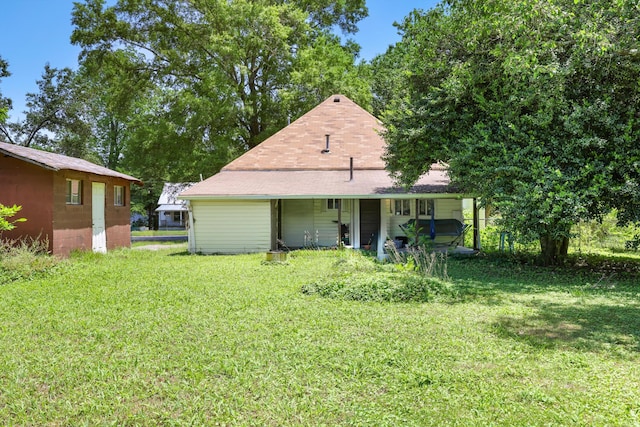 506 Daugherty St, Lafayette, GA 30728 - rear view of house featuring a yard