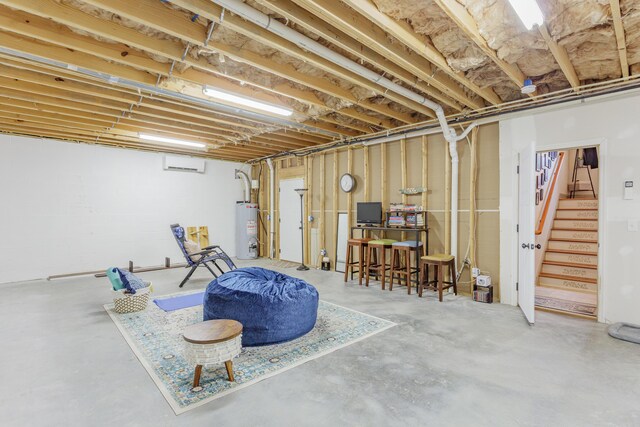 634 Gadd Rd, Hixson, TN 37343 - unfinished below grade area featuring water heater and stairs