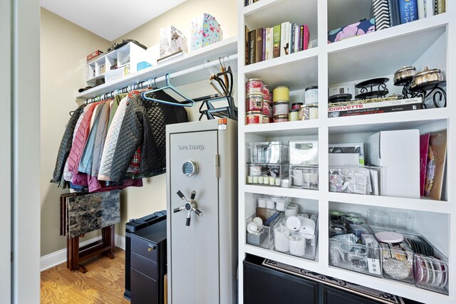 12204 Plow Ln, Soddy Daisy, TN 37379 - walk in closet with wood finished floors