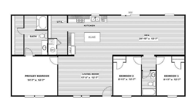 398 Jodie Ln, Dayton, TN 37321 - home floor plan