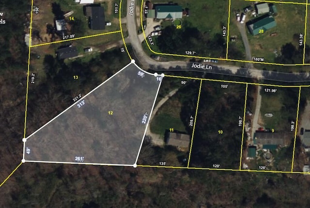 398 Jodie Ln, Dayton, TN 37321 - aerial map of property and surrounding area