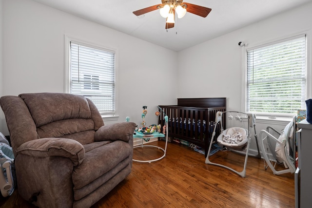 5007 Florida Ave, Chattanooga, TN 37409 - bedroom with wood finished floors and a ceiling fan