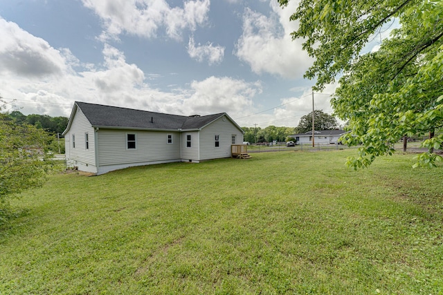 back of house featuring crawl space