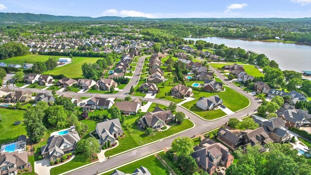 8109 Propeller Dr, Ooltewah, TN 37363 - aerial view of property's location featuring a nearby body of water and nearby suburban area