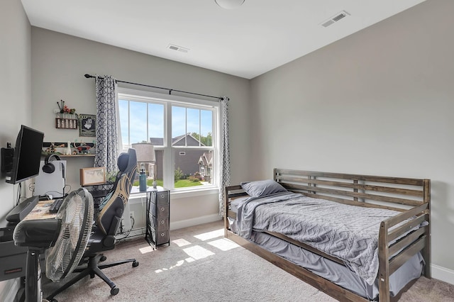 5479 Amber Grove Way, Hixson, TN 37343 - carpeted bedroom with baseboards and a desk