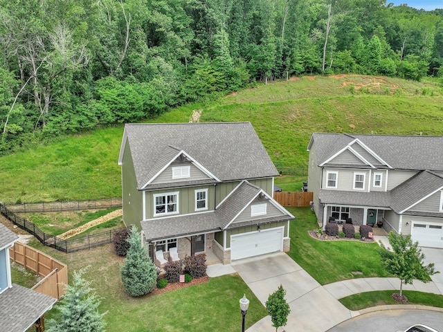 5479 Amber Grove Way, Hixson, TN 37343 - view from above of property featuring a forest