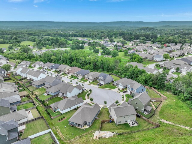 5479 Amber Grove Way, Hixson, TN 37343 - aerial view of property and surrounding area featuring nearby suburban area