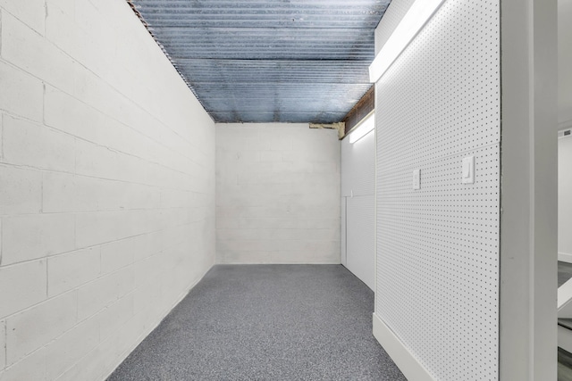 view of storage room