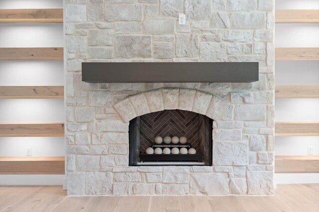 1608 Knickerbocker Ave, Chattanooga, TN 37405 - detailed view of wood finished floors and a fireplace